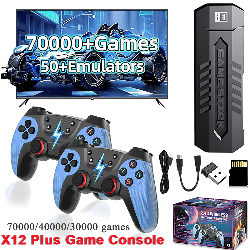 Gaming Console Handheld Retro - Controle Retro X2 com 128GB e