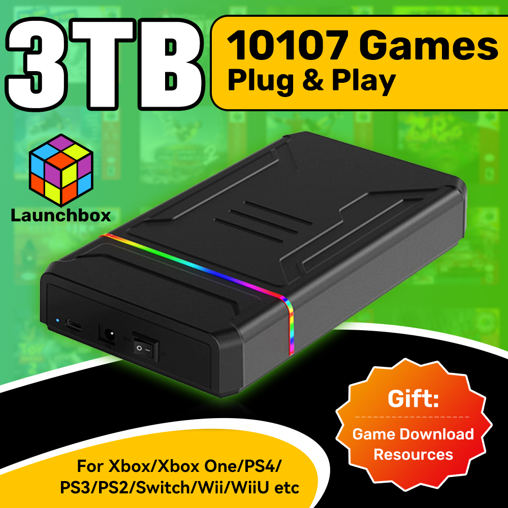 Gaming Console Os - 3T Gaming HDD Launchbox OS Console