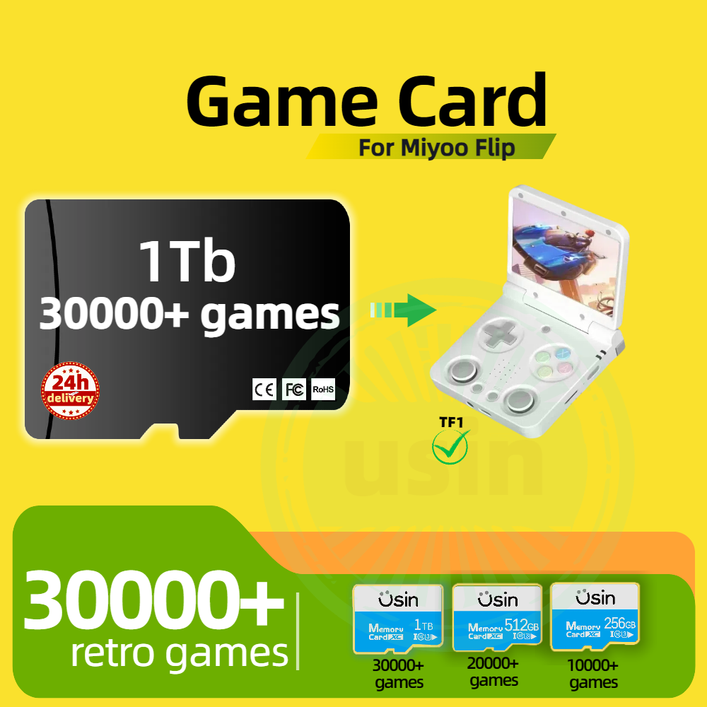 Gaming Console Handheld Retro - Cartão de jogo para miyoo flip