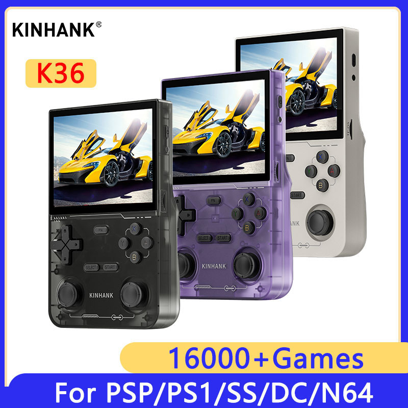 Gaming Console Handheld Retro - KINHANK K36 Retro Console de videogame