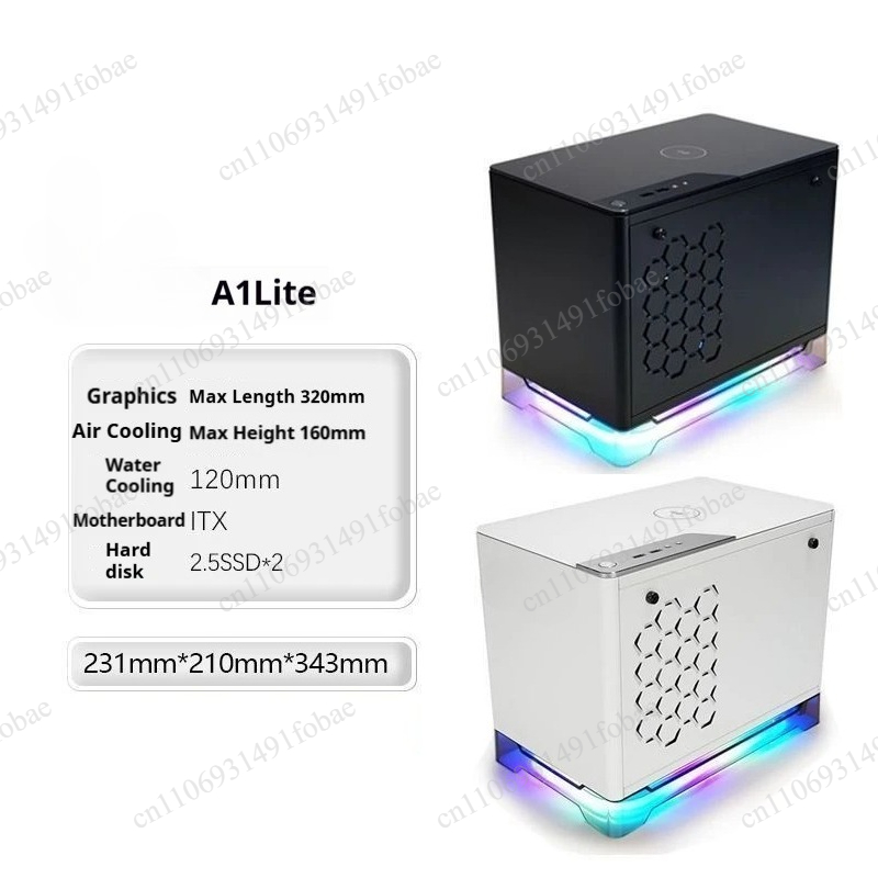 Gaming Console Tower - Gabinete Mini ITX A1 Lite com