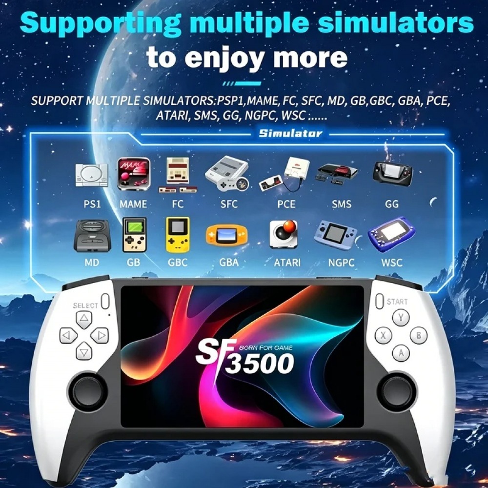 Q21 Gaming Console - Console de jogos portátil SF3500 de