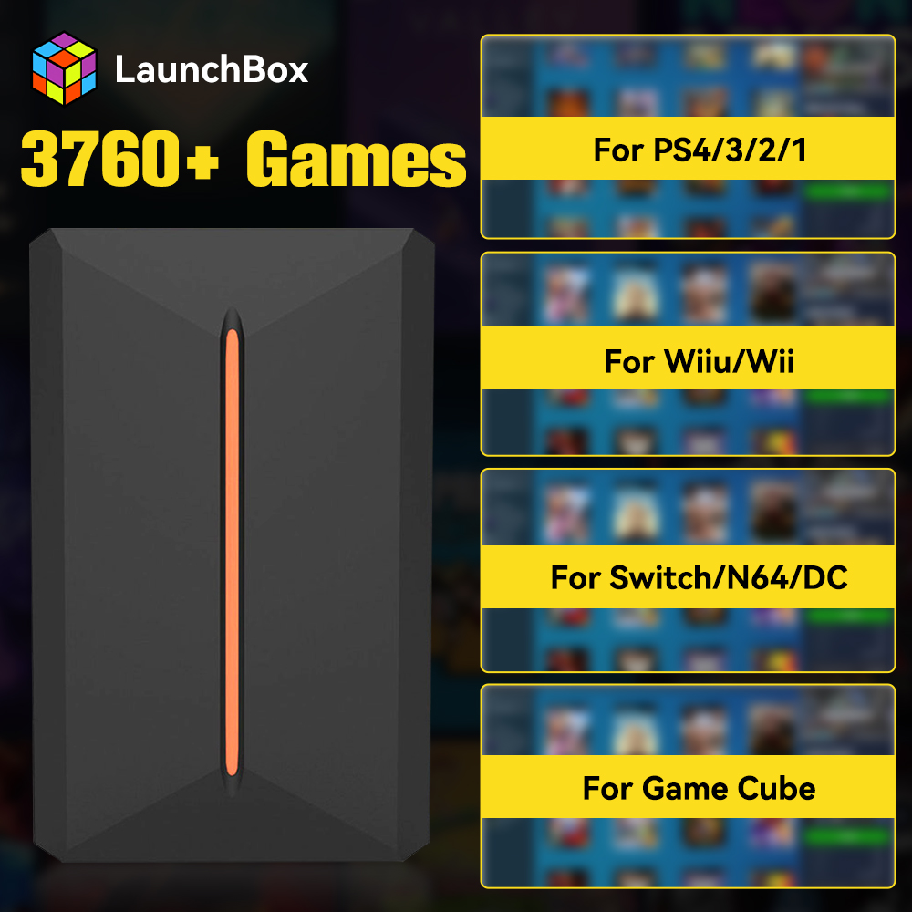 Launchbox OS Retro Gaming HDD  - Gaming Console Os avaliação e preço