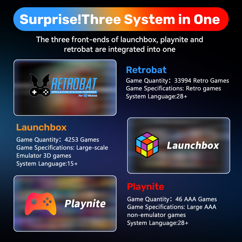 500GB Gaming HDD Retrobat & La - Gaming Console Os avaliação e preço