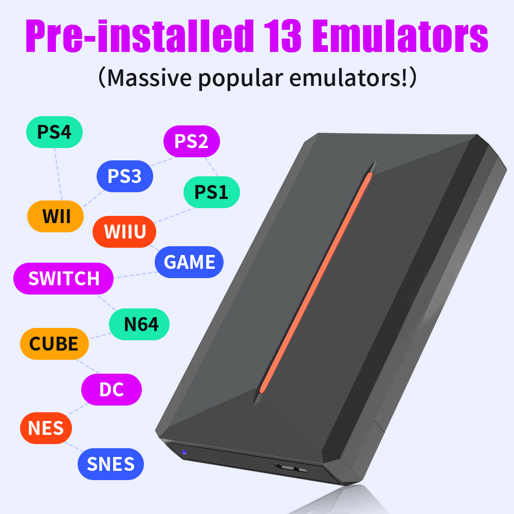 Launchbox OS Retro Gaming HDD  - Gaming Console Os avaliação e preço