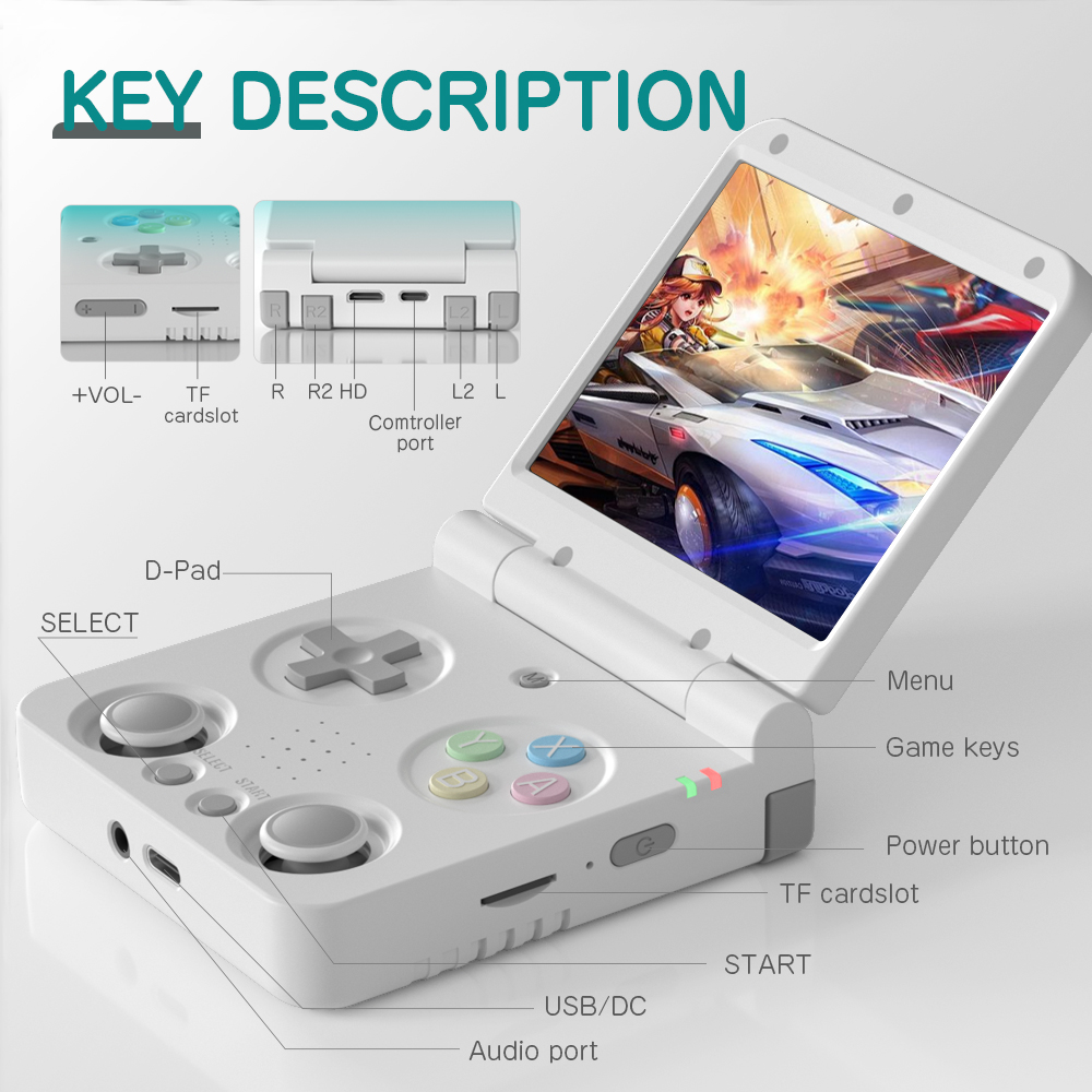 Miyoo flip v2 jogadores de jog - Gaming Console Tower avaliação e preço
