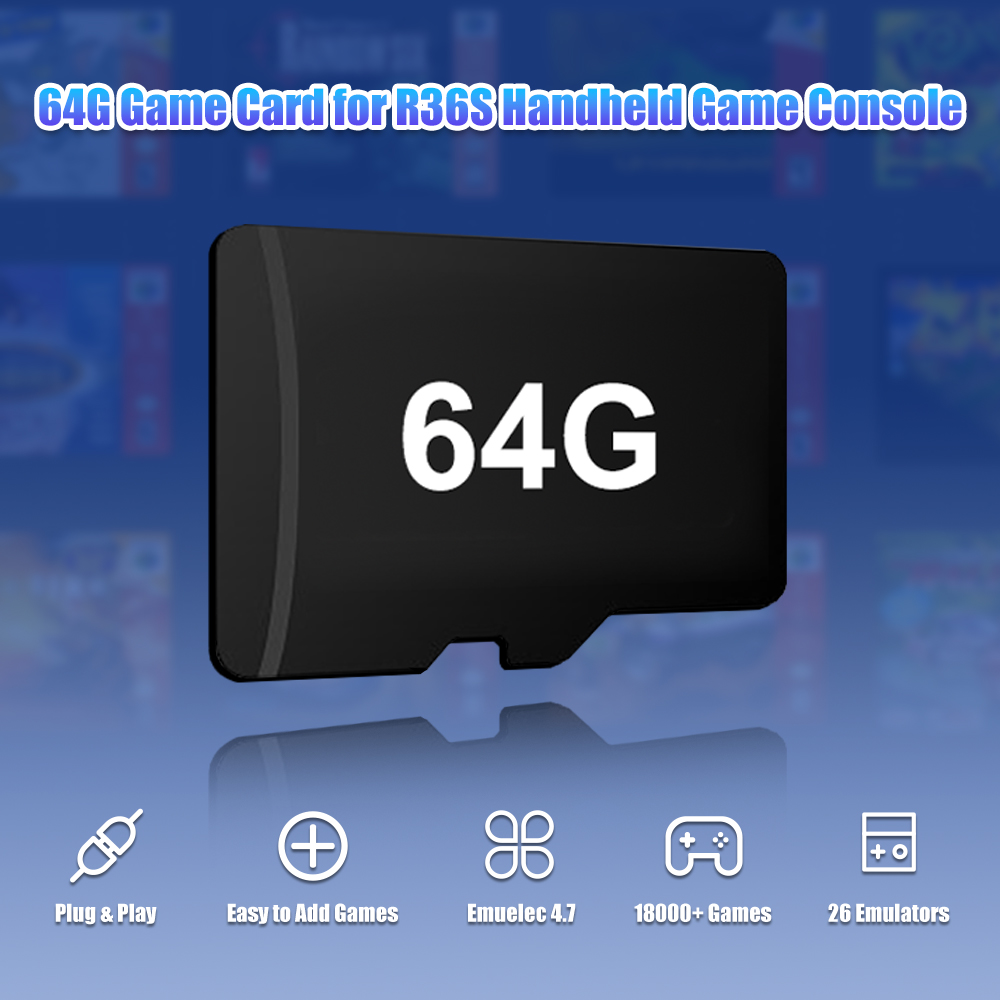 Cartão tf de jogo 64g para con - Gaming Console Handheld Retro avaliação e preço