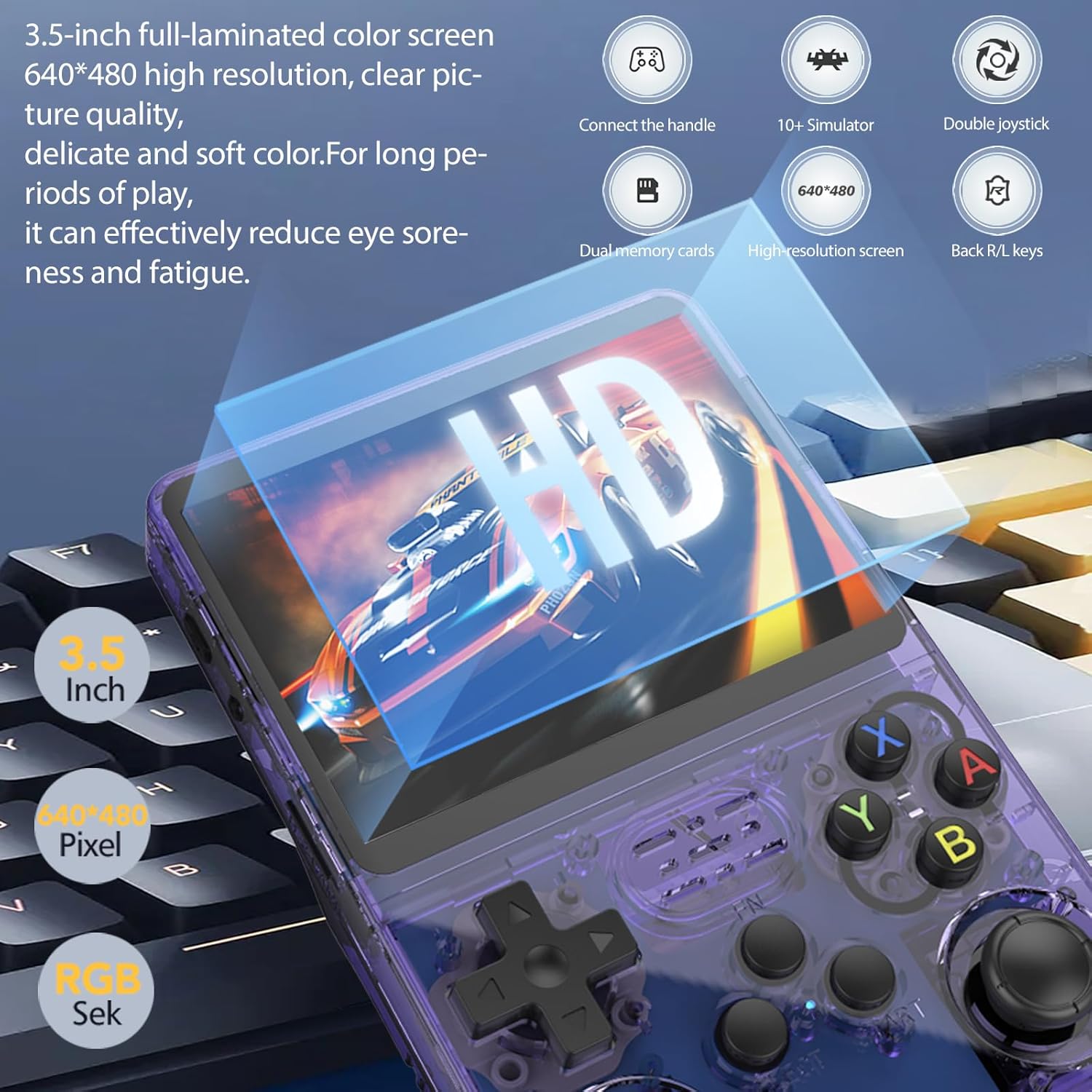 NOVO Console de Jogo Portátil  - Gaming Console Os avaliação e preço