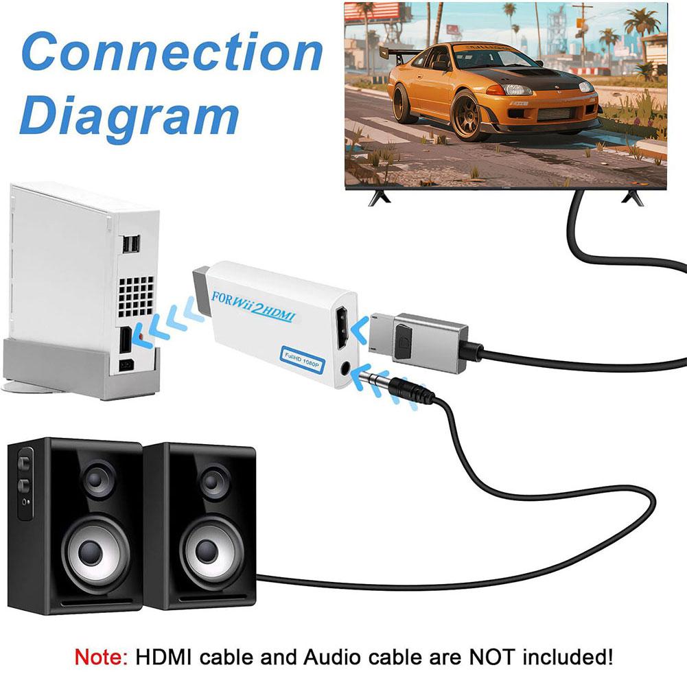 Conversor Wii para HDMI, Conso - Gaming Console Definition avaliação e preço