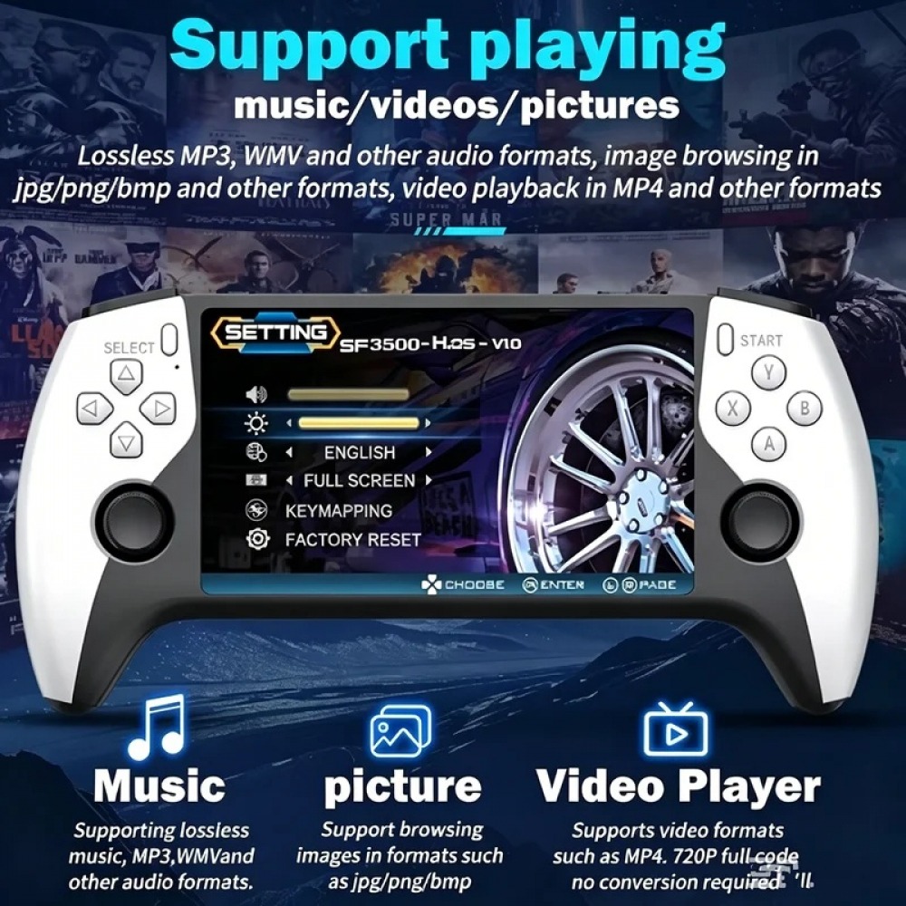 Console de Jogo Portátil SF350 - Q21 Gaming Console avaliação e preço